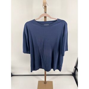 Cutter And Buck T Shirt Mens Blue Short Sleeve Casual Cotton Size XL